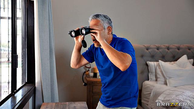 Peeping Stretches Her Out