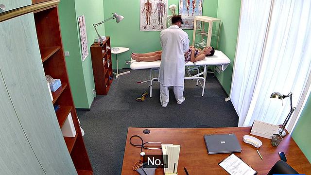 Doctor scares patient with Halloween nurse