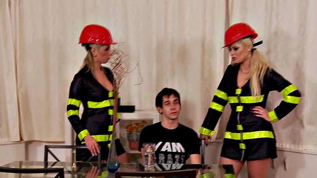 Sexy ladies strapon some loser