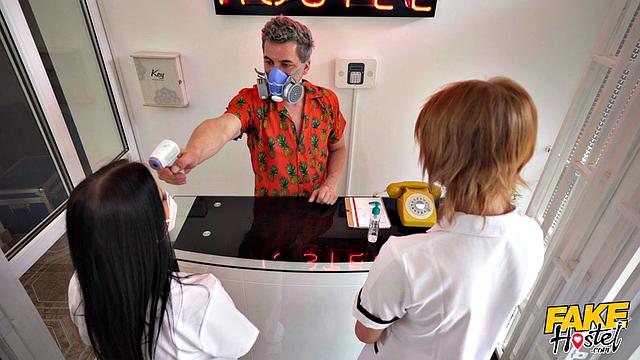 Stuck Between Nurses