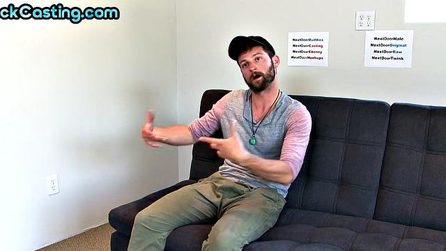 Jock with beard in solo casting