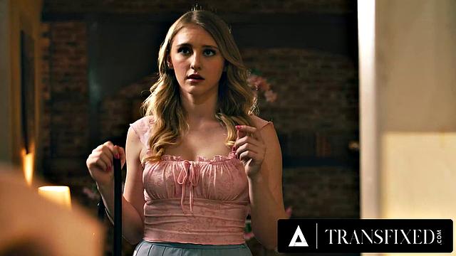 TRANSFIXED - Petite Melody Marks Gets Hot Creampie By Her Trans Neighbor Gray Perrier