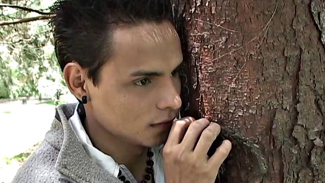 Spanish Latino twink gets fucked by BF at home until cum