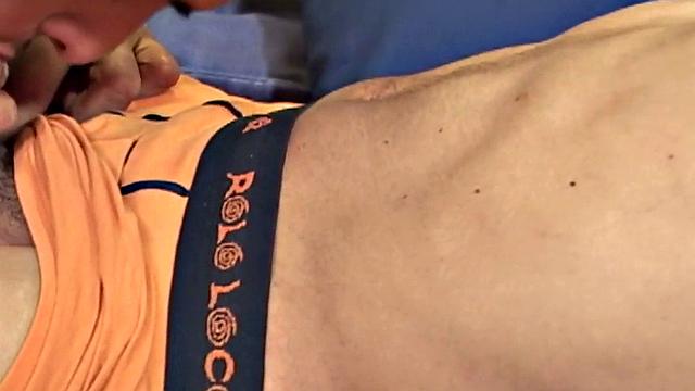 Spanish Latino twink gets fucked by BF at home until cum