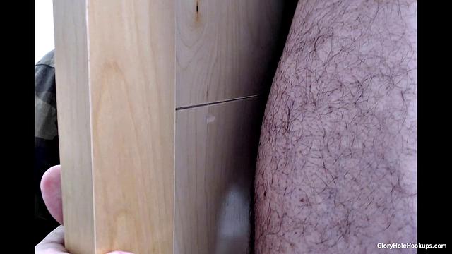 Dad Gets a Gloryhole Blowjob