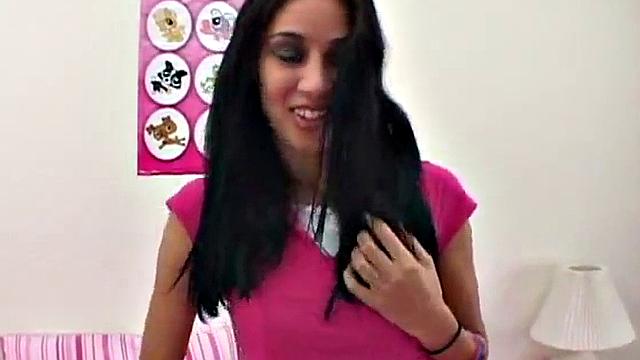 Young Yasmin gets a cumstache