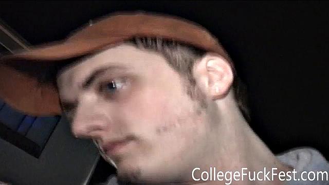 Frat slut getting fucked on the sink