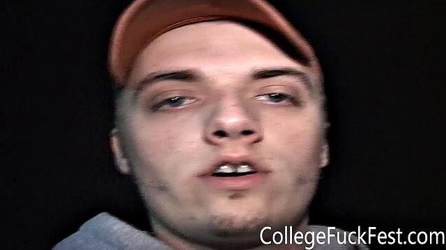 Frat slut getting fucked on the sink