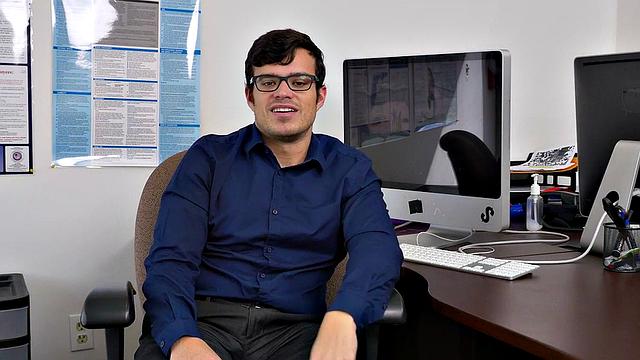 A hot employee get pounded hard by her boss in a wild office threesome