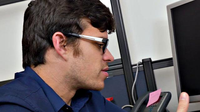 A hot employee get pounded hard by her boss in a wild office threesome