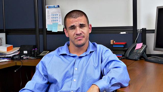 A hot employee get pounded hard by her boss in a wild office threesome