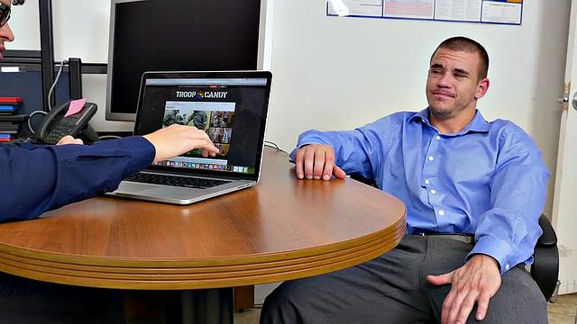 A hot employee get pounded hard by her boss in a wild office threesome