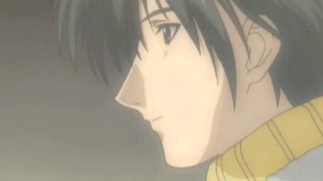 Busty hentai babe rides dick