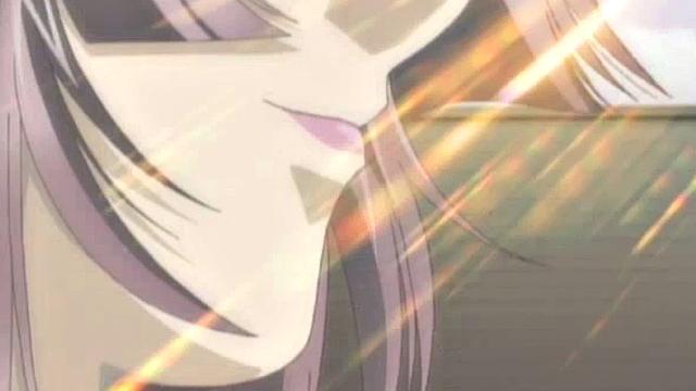 Busty hentai babe rides dick