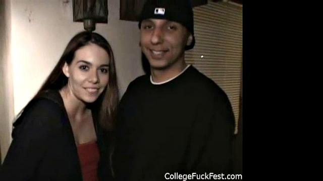 College Hot Babes get drunk and Hard