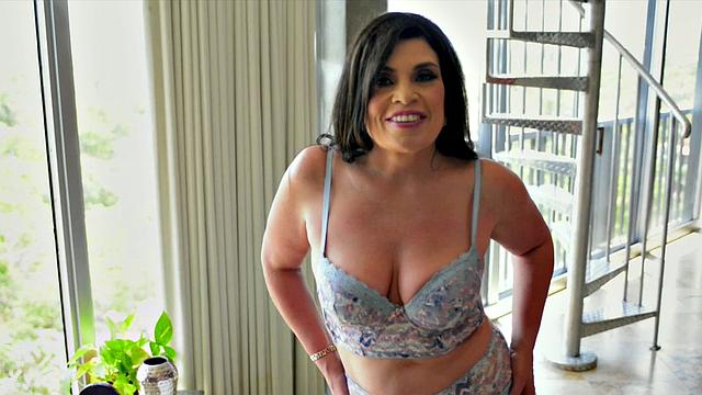 Tabby and her big toy