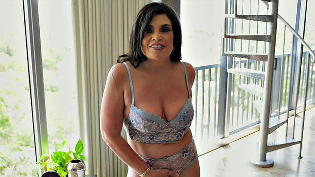 Tabby and her big toy