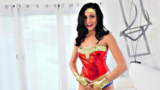 Latina cutie in POV action with deep throat, panties, and anal fingering