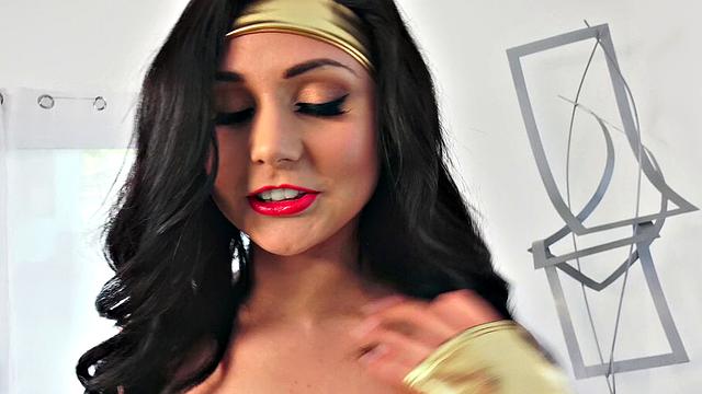 Latina cutie in POV action with deep throat, panties, and anal fingering