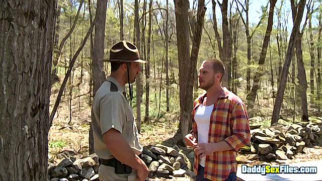 Tourist Gangbang In The Woods - Hans Berlin, Andrew Fitch, Max Sargent & Trevor Knight