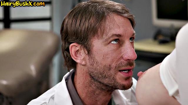 Big hairy blonde pussy drilled