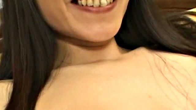 Petite Japanese teen slut is entered by raw cock