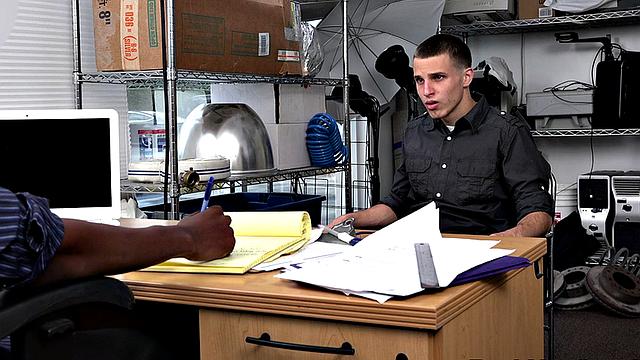 BBC dominates POV office ass with rough deepthroat and hardcore ass fisting action