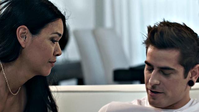 ADULT TIME - Frustrated Horny Stepmom Dana Vespoli Uses LICKING To Discipline Lazy Stepson!