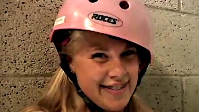Cute blonde enjoys solo pleasure