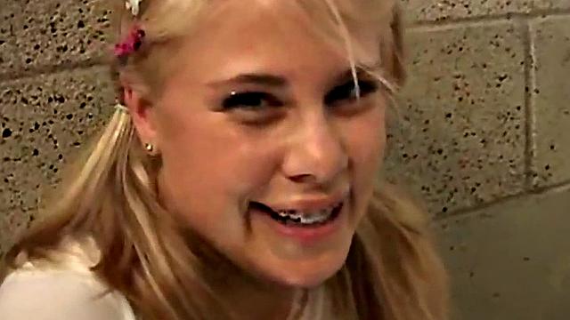 Cute blonde enjoys solo pleasure