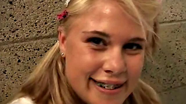 Cute blonde enjoys solo pleasure