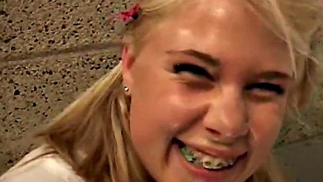 Cute blonde enjoys solo pleasure