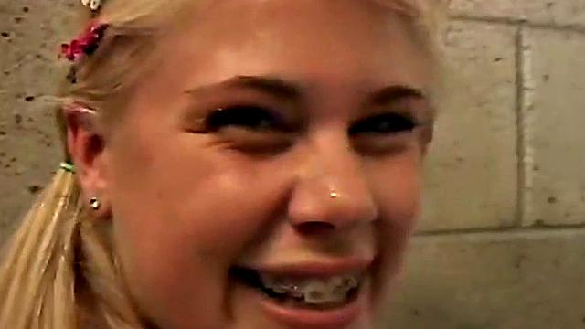 Cute blonde enjoys solo pleasure