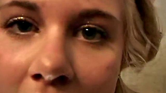 Cute blonde enjoys solo pleasure