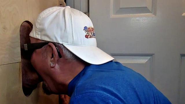 Gloryhole mature deepthroats before bareback sex