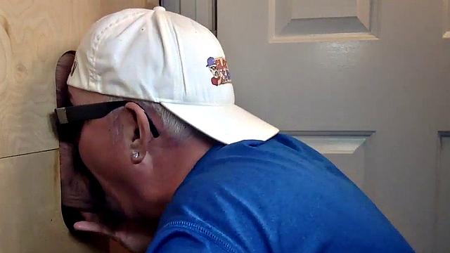 Gloryhole mature deepthroats before bareback sex