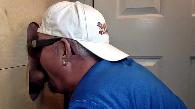 Gloryhole mature deepthroats before bareback sex