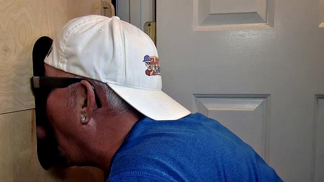 Gloryhole mature deepthroats before bareback sex