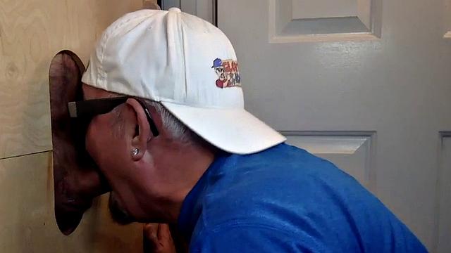 Gloryhole mature deepthroats before bareback sex