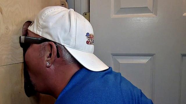 Gloryhole mature deepthroats before bareback sex