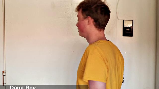 A young dude's cock for Dana Rey's ass