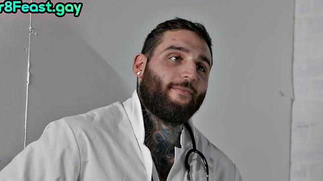 Asian straight dude fucked by doctor in tight anal hole