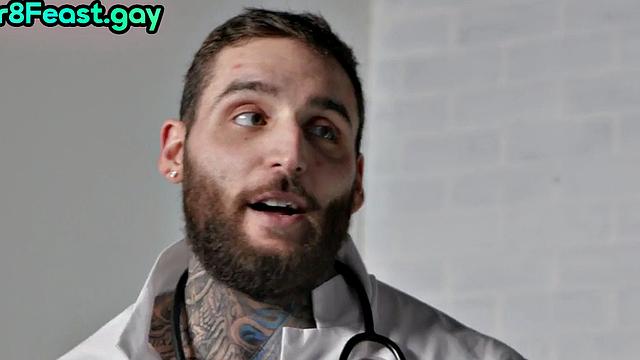 Asian straight dude fucked by doctor in tight anal hole