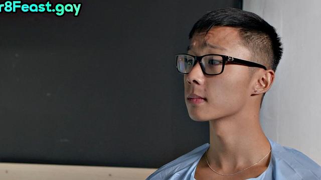 Asian straight dude fucked by doctor in tight anal hole