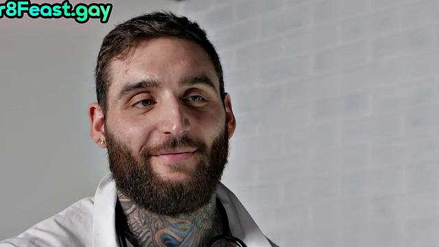 Asian straight dude fucked by doctor in tight anal hole