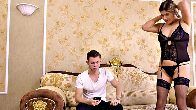 Blonde with tattoos & high heels fisted in multiple positions while bouncing her natural boobs