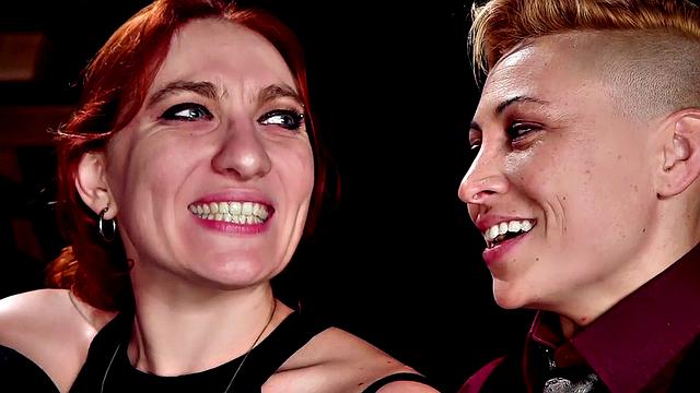 BDSM MILF enjoys hardcore fucking on big white cock