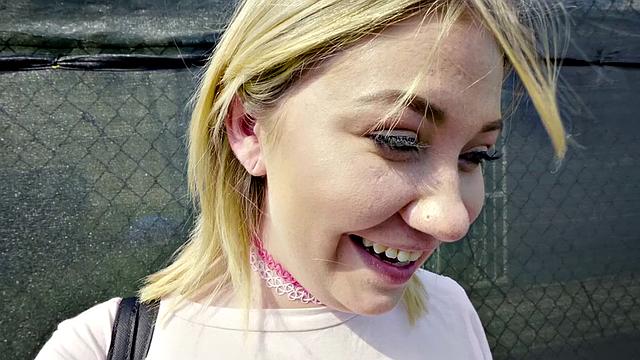 Saucy Blonde Fucks for Cash