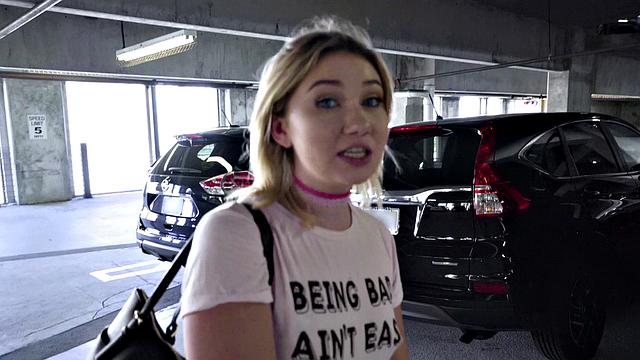 Saucy Blonde Fucks for Cash