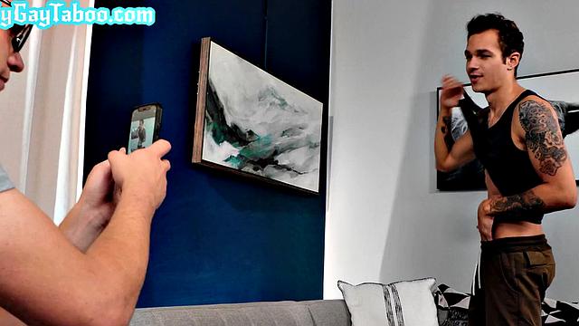 Kinky stud taboo barebacked by stepbrother at home